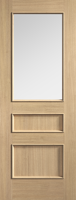Oak Toledo Glazed - Pre-finished Oak - 1981 x 686 (27") x 35mm