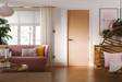 Oak Vancouver 5P LifeStyle - Pre-finished Oak - 1981 x 457 (18") x 35mm