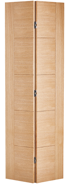 Oak Vancouver Bi Fold - Pre-finished Oak - 1981 x 686 (27") x 35mm