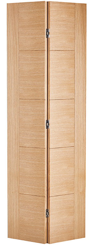 Oak Vancouver Bi Fold - Pre-finished Oak - 1981 x 686 (27") x 35mm