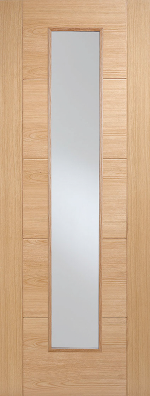 Oak Vancouver Glazed Long Light - Standard - 1981 x 686 (27") x 35mm