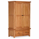 Oscar Double Wardrobe with Drawer