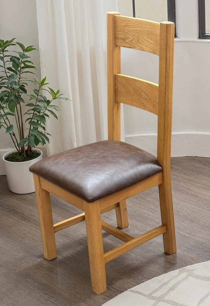 Oscar Large Chair Dark Brown Seat