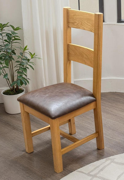 Oscar Large Chair Dark Brown Seat