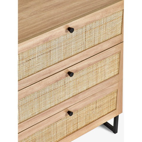 Padstow 3 Drawer Chest - Light Brown - PAD002