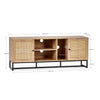Padstow Tv Unit - Light Brown - PAD006
