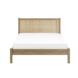 Padstow Rattan Bed - Black / Double - PAD109