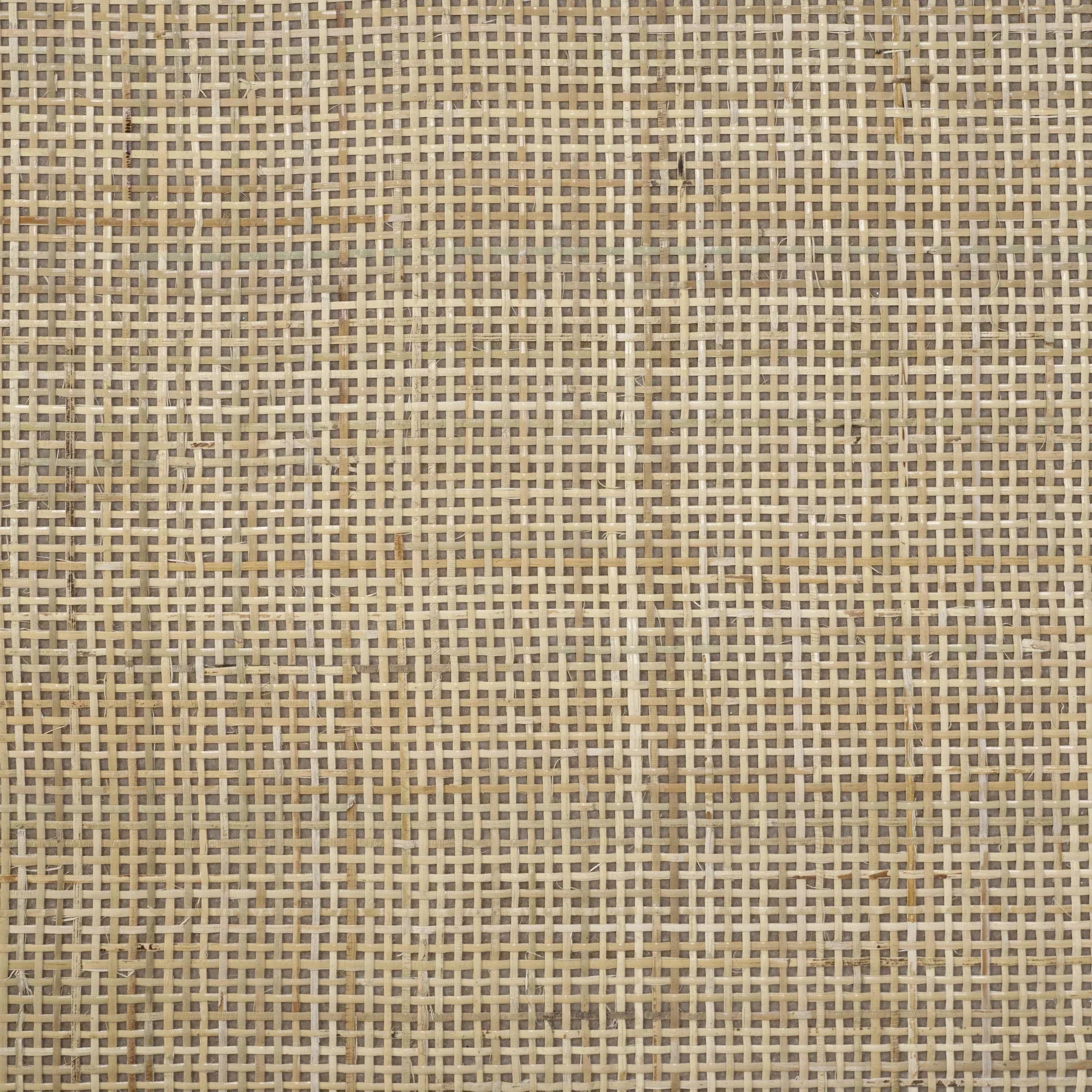 Closeup of oak rattan bed headboard weave, natural finish, detail of Padstow double bed