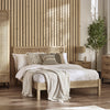 Padstow Rattan Bed - Light Brown / Double - PAD009