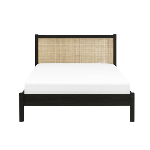 Padstow Rattan Bed - Light Brown / Double - PAD009