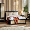 Padstow Ottoman Bed - Light Brown / Double - PAD011