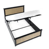 Padstow Ottoman Bed - Light Brown / Double - PAD011