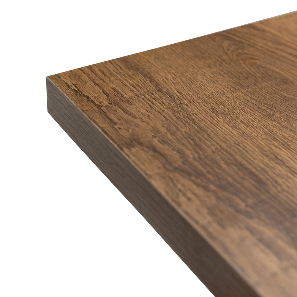 Dark Oak 1.6m Extending Dining Table with 0.4m Extension Leaf