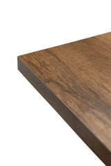 Dark Oak 1.6m Extending Dining Table with 0.4m Extension Leaf