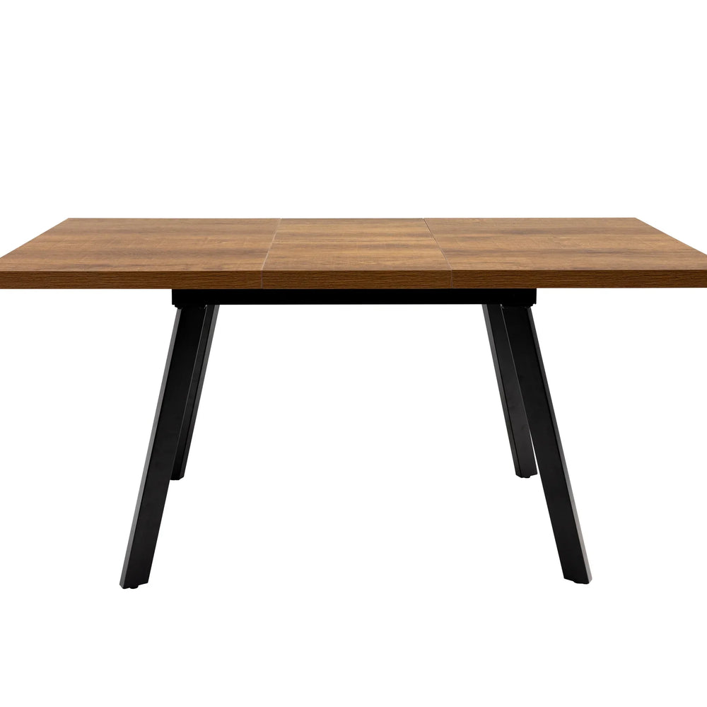 Dark Oak 1.2m Extending Dining Table with 0.4m Leaf Insert