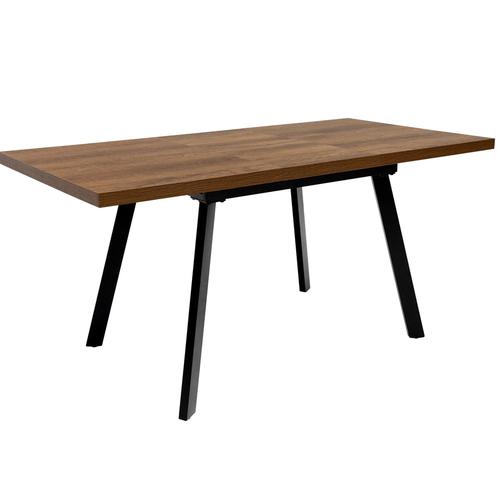 Dark Oak 1.2m Extending Dining Table with 0.4m Leaf Insert