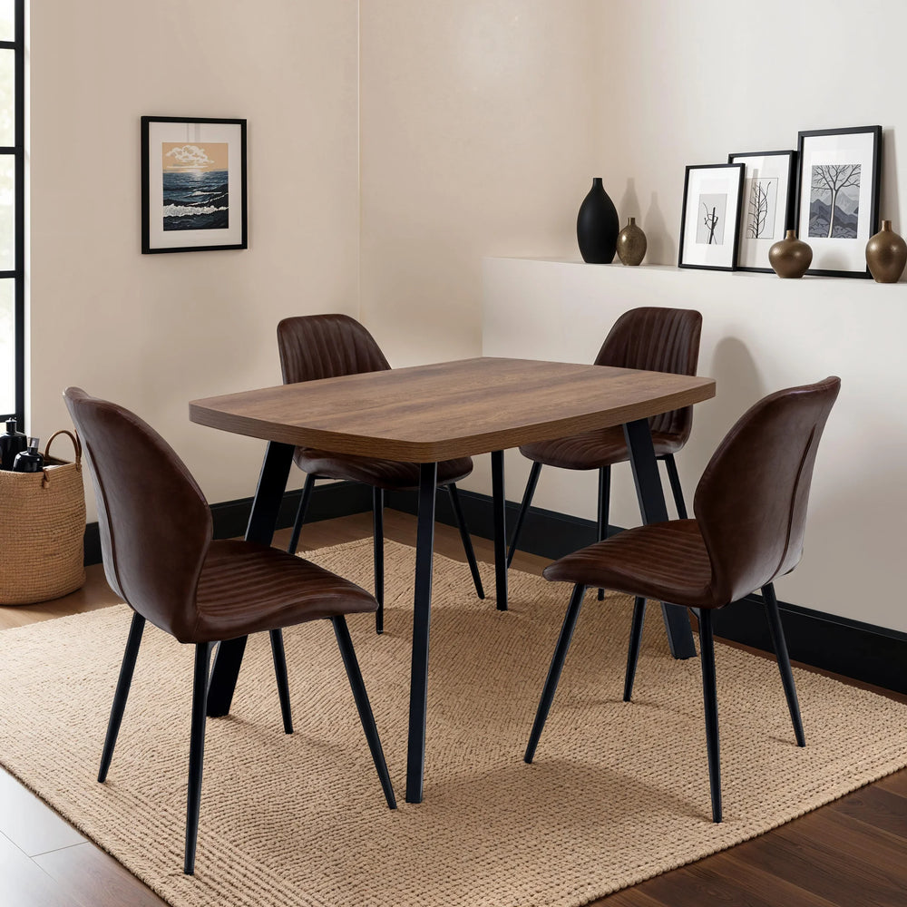 Dark Oak 1.2m Dining Table - Elegant and Stylish Furniture Piece
