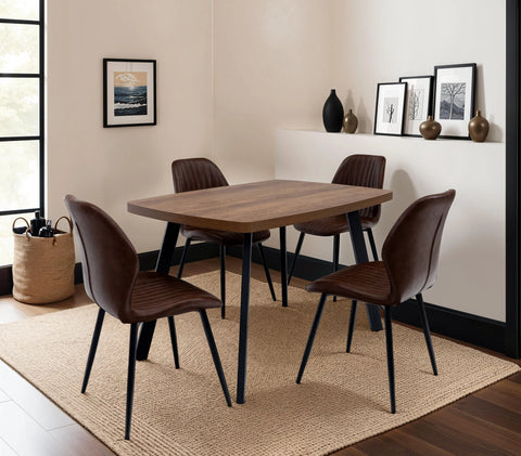 Dark Oak 1.2m Dining Table - Elegant and Stylish Furniture Piece