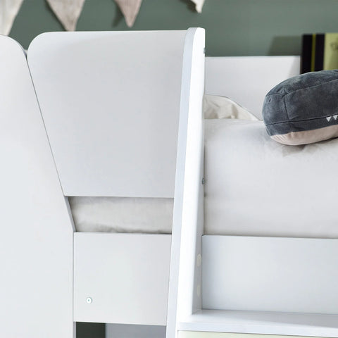 Parsec Bunk Bed - White - PAR201