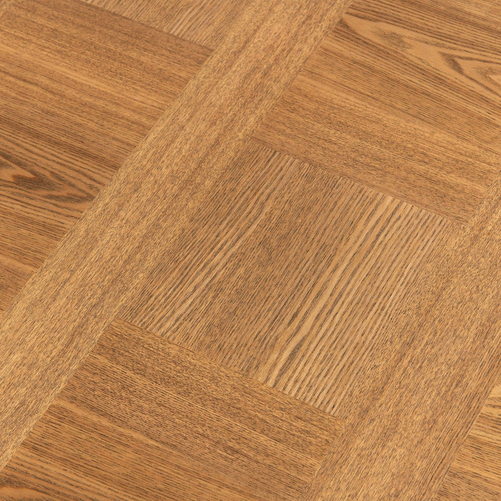 Medium Oak Veneer 1.6m Extending Dining Table with 0.4m Leaf