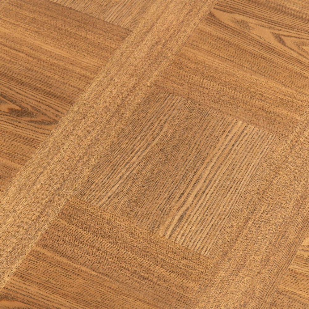 Medium Oak Veneer 1.6m Extending Dining Table with 0.4m Leaf