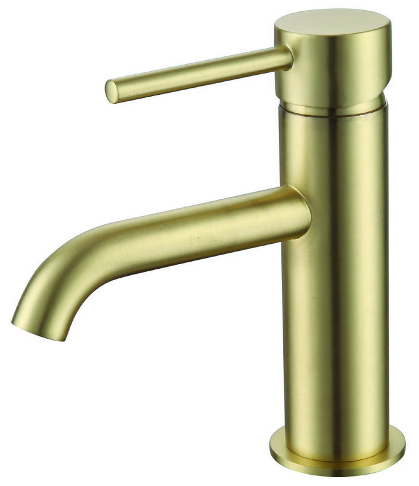 Pier Mono Basin Mixer Brushed Brass