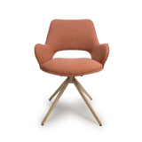 Perth Swivel Chair - Brick (Sold in 2's) - Main Image