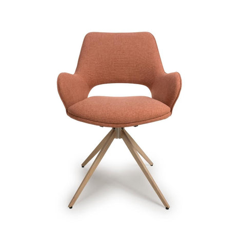 Perth Swivel Chair - Brick (Sold in 2's) - Main Image