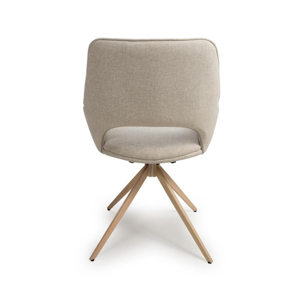Perth Swivel Chair - Natural (Sold in 2's) - Image 2