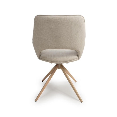 Perth Swivel Chair - Natural (Sold in 2's) - Image 2