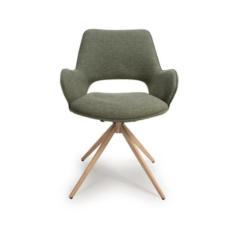 Perth Swivel Chair - Sage (Sold in 2's) - Main Image