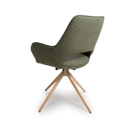 Perth Swivel Chair - Sage (Sold in 2's) - Image 2