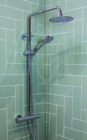 Pier Shower Pipe Kit Chrome