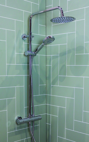 Pier Shower Pipe Kit Chrome