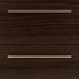 Gianni 2 Drawer End Table - Dark Oak