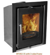 Precision Inset Convector 3-sided multi-fuel stove | Home Centre Direct UK