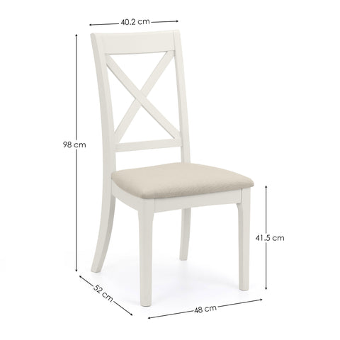 Provence Dining Chair (Set of 2) - Grey - PRO103