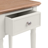 Provence 1 Drawer Lamp Table - Light Brown - PRO104