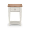 Provence 1 Drawer Lamp Table - Light Brown - PRO104