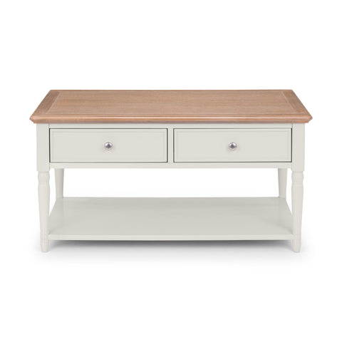 Provence 2 Drawer Coffee Table - Light Brown - PRO105