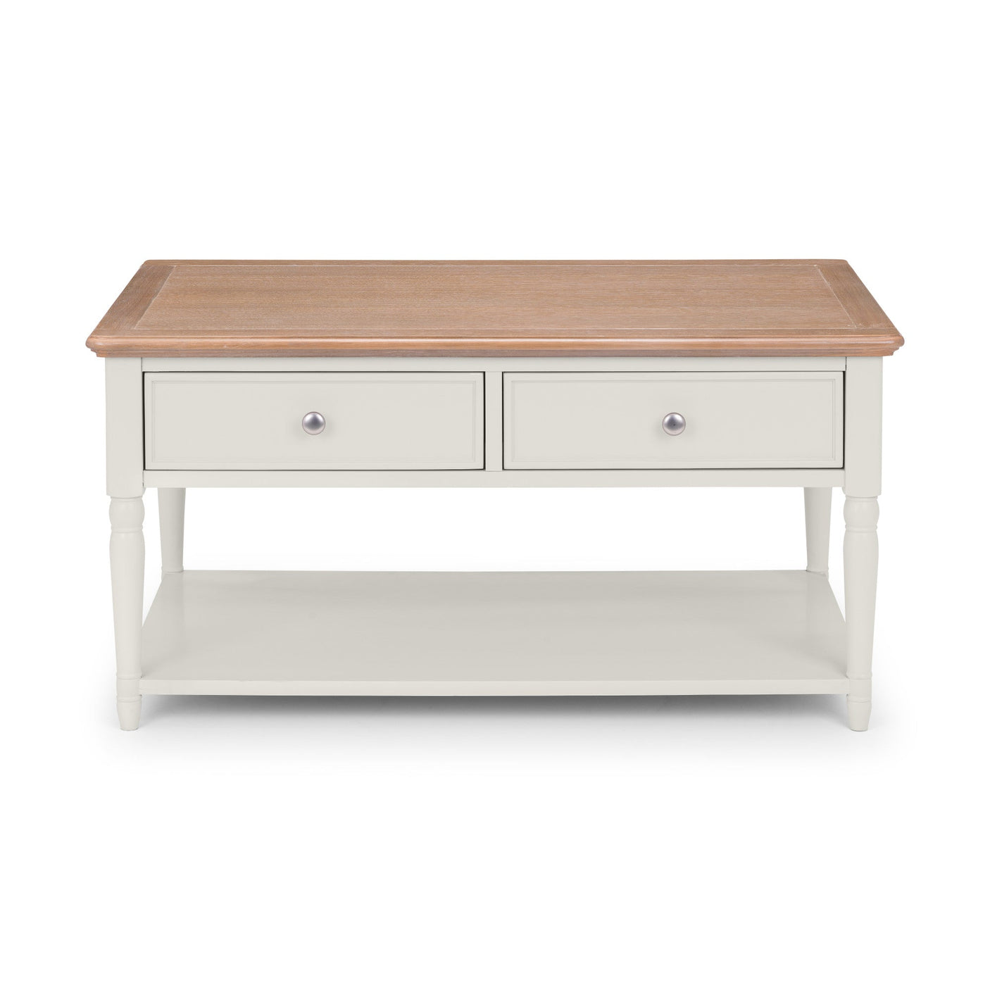 Provence 2 Drawer Coffee Table - Light Brown - PRO105