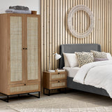 Padstow Wardrobe - Light Brown - PAD004