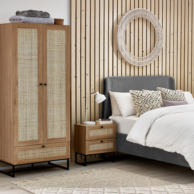 Padstow Wardrobe - Light Brown - PAD004