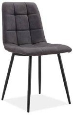 Fredrik Charcoal Suede Chair