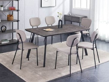 Erik Table 1.6 Metre Grey