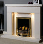 Durrington 48" Portuguese Limestone Suite c/w Lights showing Portugese Limestone Durrington 48 with optional lights with A: 1220.