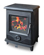 Precision 1 multi-fuel stove with cast iron door and steel body | Home Centre Direct UK