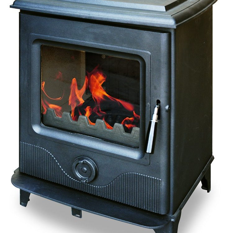 Precision 2 multi-fuel stove with steel body and cast iron door | Home Centre Direct UK