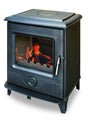 Precision 2 multi-fuel stove with steel body and cast iron door | Home Centre Direct UK