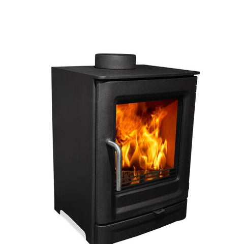 R5 ECO 5kW wood-burning stove with clean combustion technology | Home Centre Direct UK